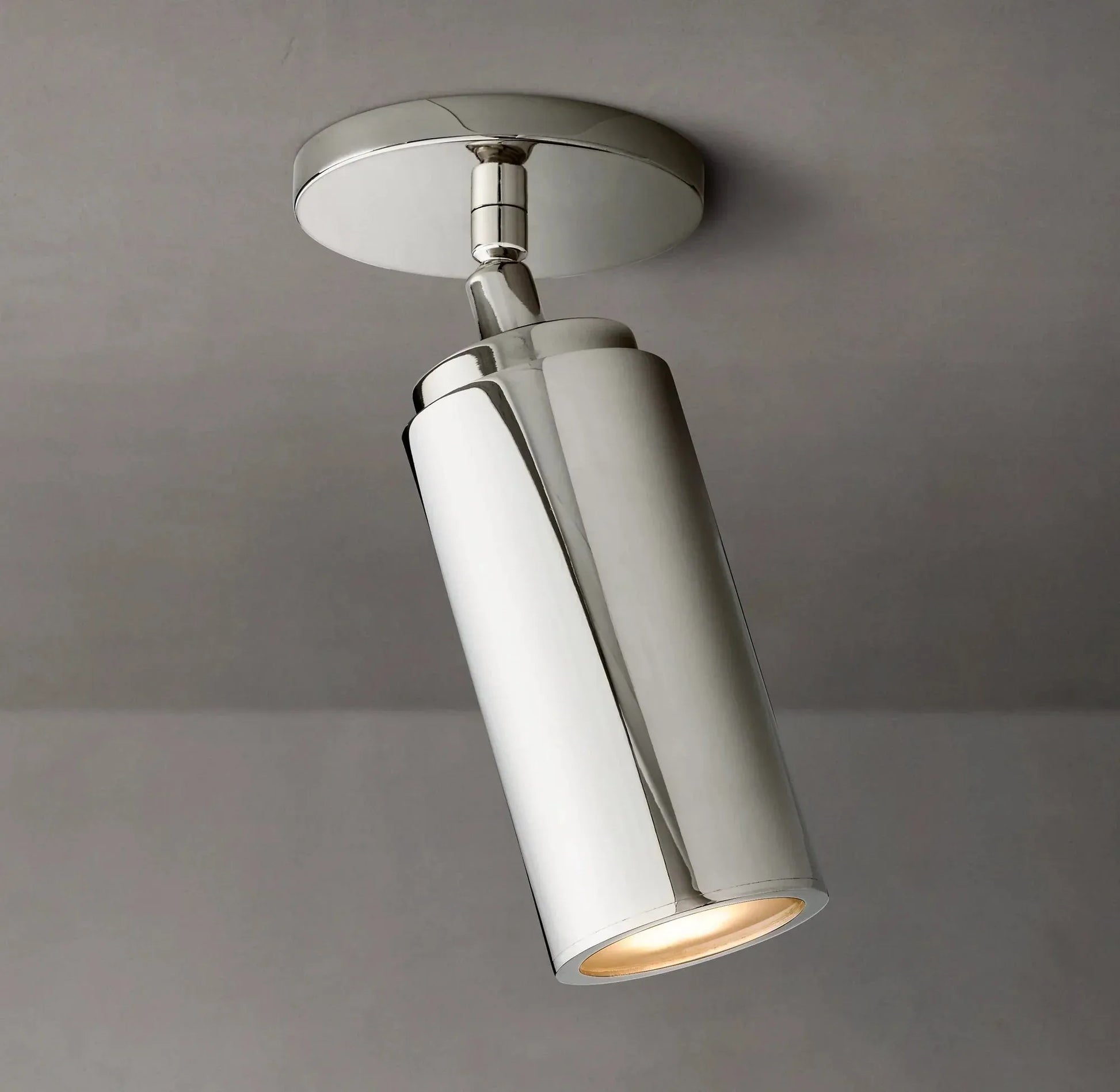 Champeaux Brass Pivoting Flushmount 4½”D - King Lamps