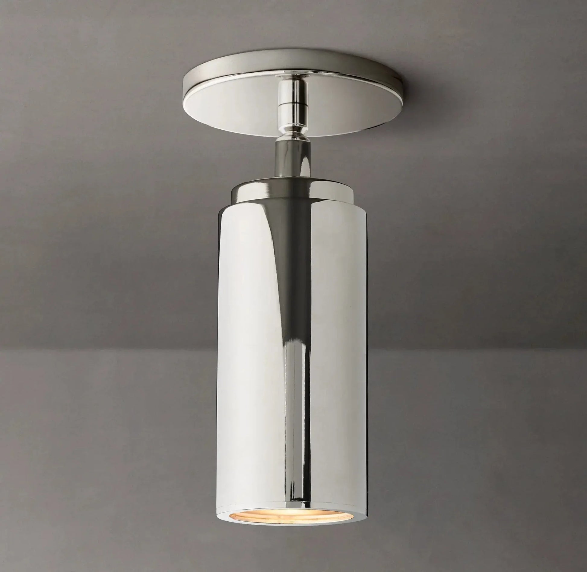 Champeaux Brass Pivoting Flushmount 4½”D - King Lamps