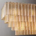 Sirene Glass Rectangular Chandelier 77