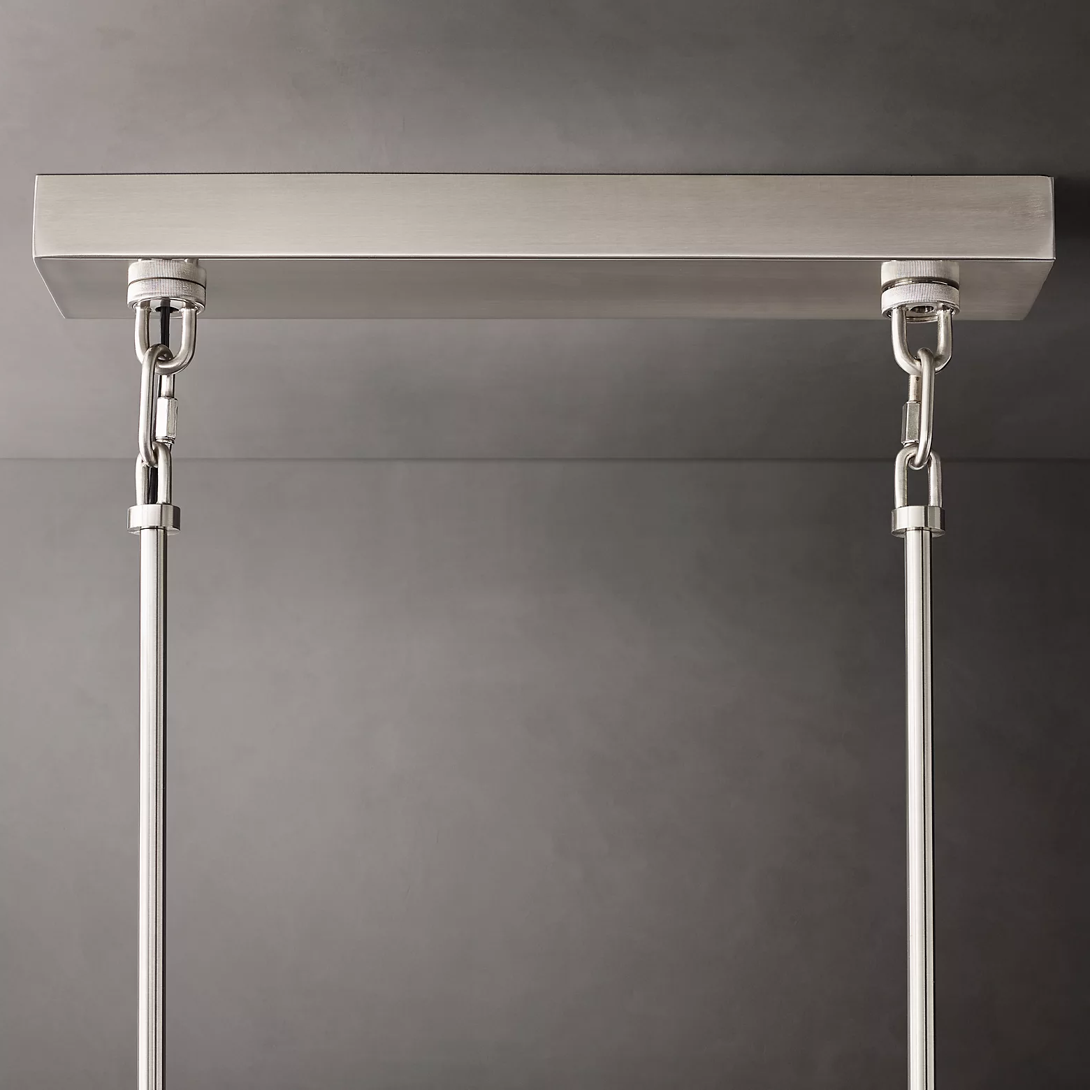 Sirene Glass Rectangular Chandelier 77" - King Lamps