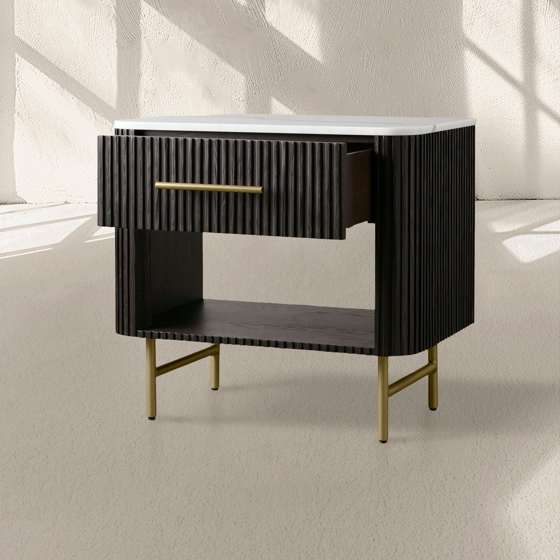 Finnley Open Nightstand