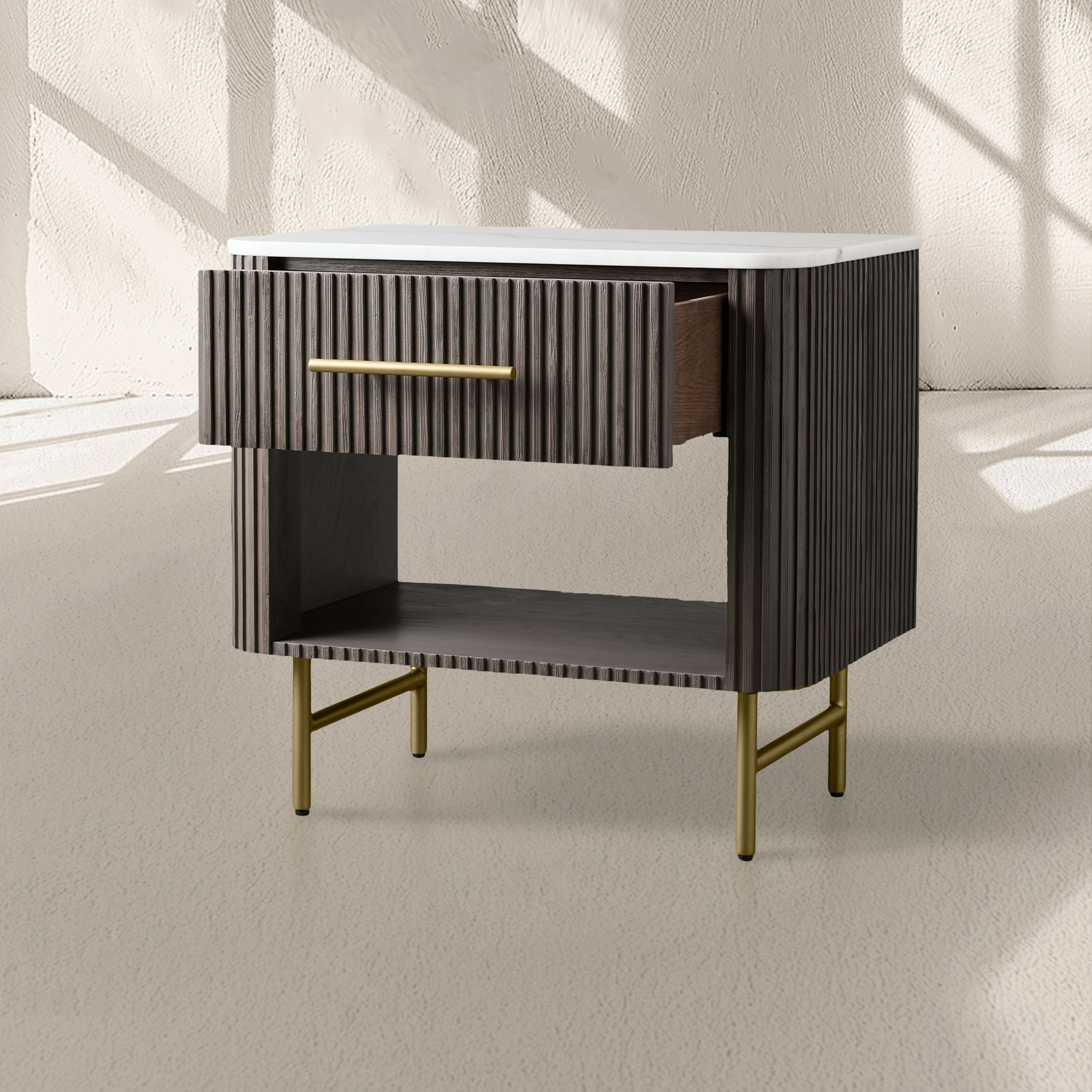 Finnley Open Nightstand