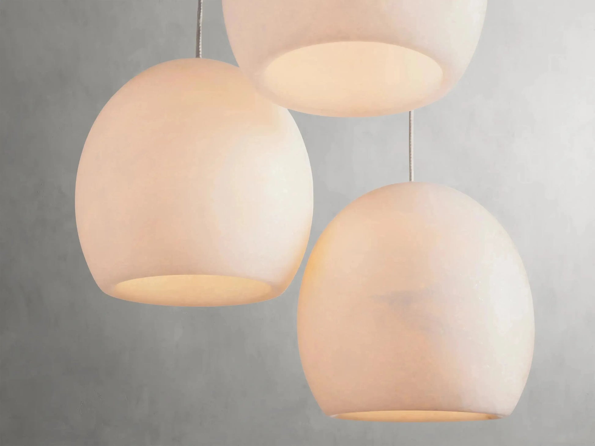 Arica Round Alabaster Chandelier 3/7/15/36 Light - King Lamps
