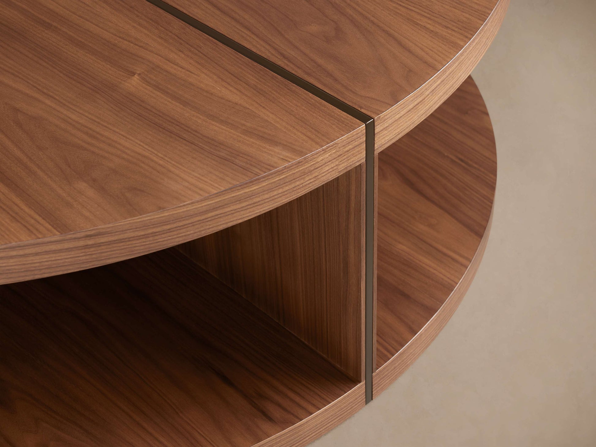 Mihaela Round Coffee Table - King Lamps