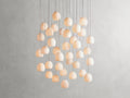 Arica Round Alabaster Chandelier 3/7/15/36 Light - King Lamps