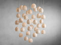 Arica Round Alabaster Chandelier 3/7/15/36 Light - King Lamps