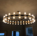 Arcachon Round Glass Chandelier 60
