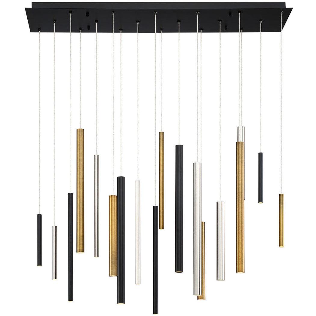Santana Linear Multi Light Pendant - King Lamps