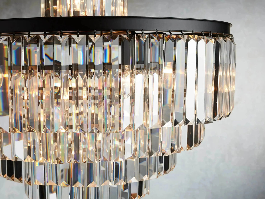 Leyland Crystal Chandelier 22 Light - King Lamps