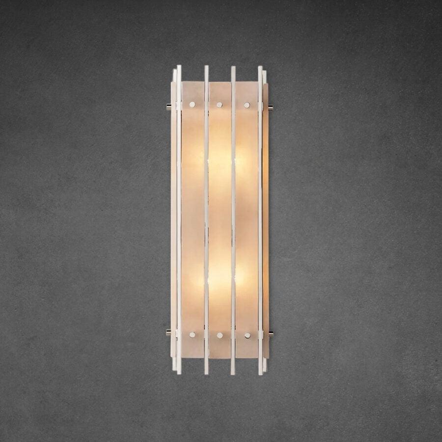 San Marco Alabaster Grand Rectangular Sconce - King Lamps
