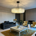 Marigan Multi-Tier Crystal Chain Round Chandelier 60