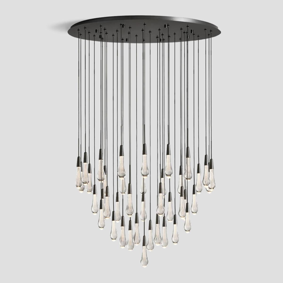 Soltaire Crystal Round Chandelier 17" 24" 36" 40'' 48'' 58"D - King Lamps