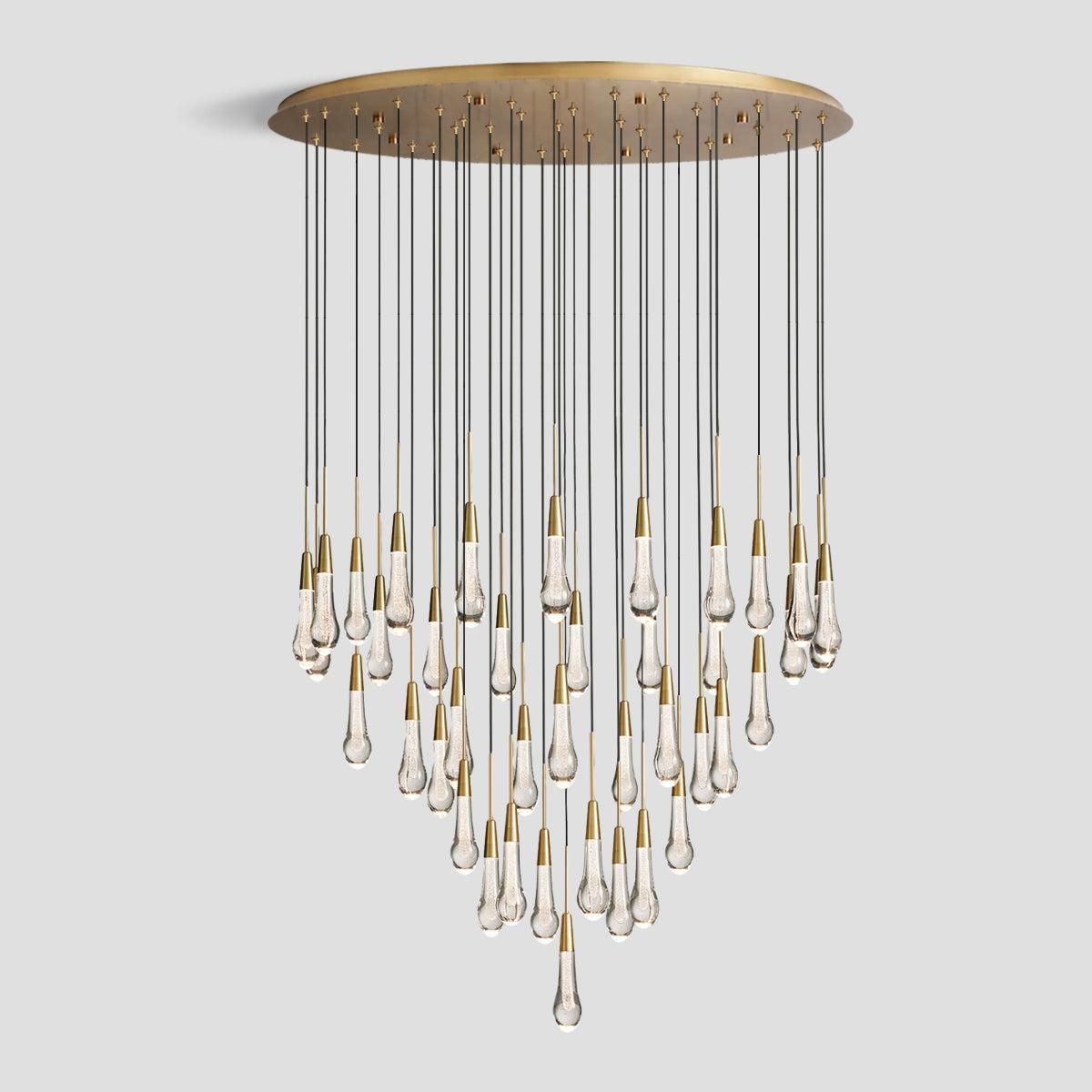 Soltaire Crystal Round Chandelier 17" 24" 36" 40'' 48'' 58"D - King Lamps