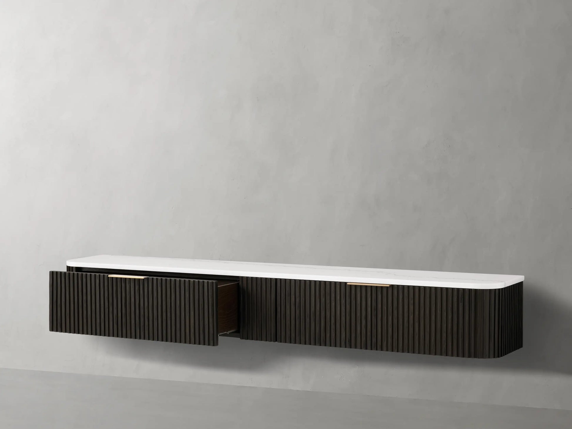 Finnley Wall Mounted Media Console - King Lamps