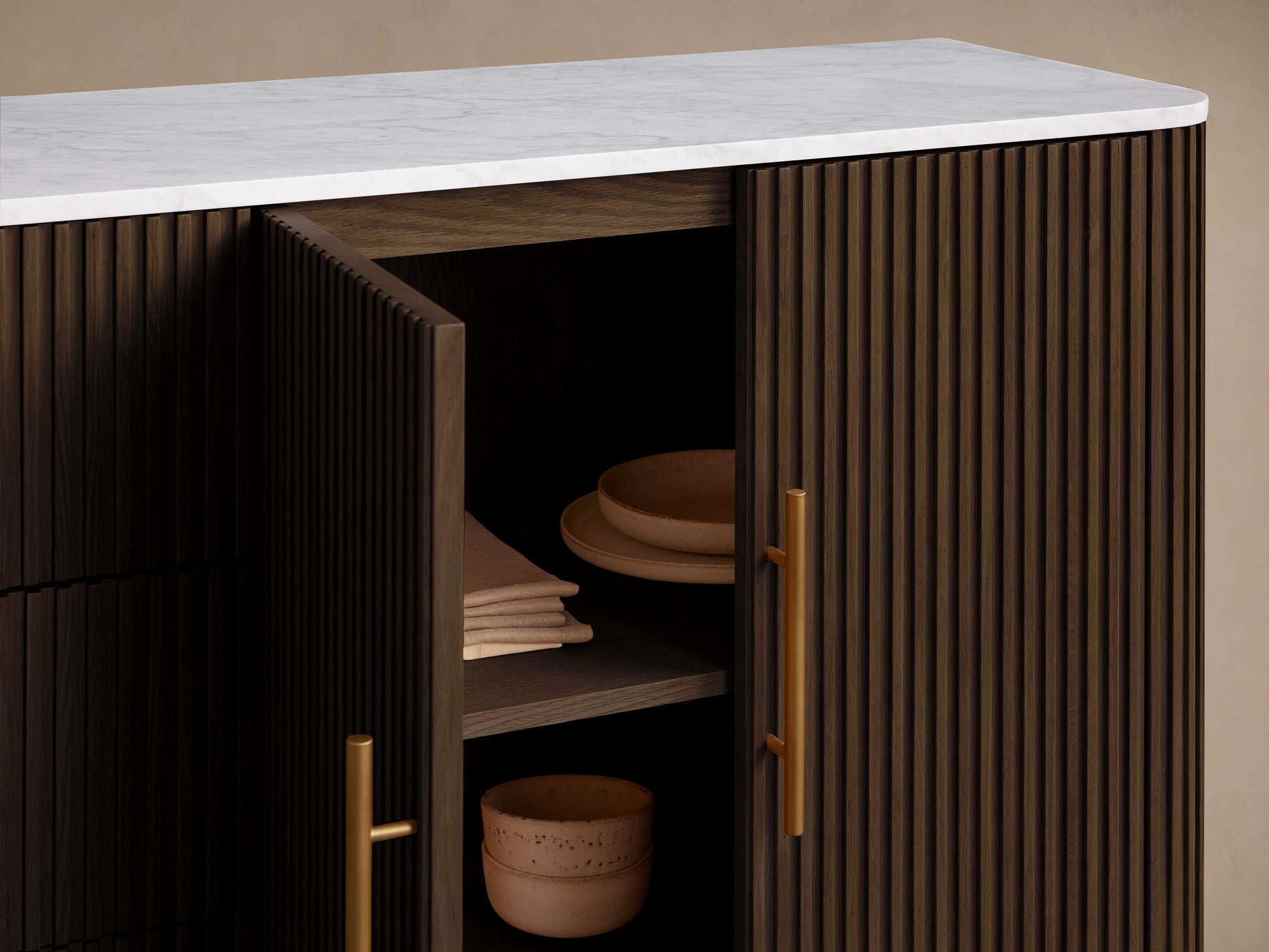 Finnley Plinth Sideboard with Drawers - King Lamps