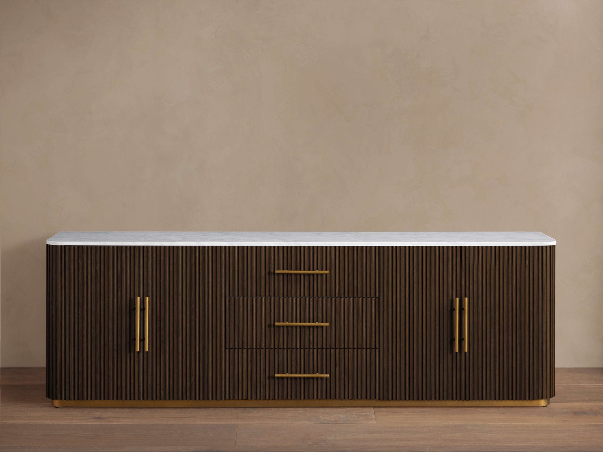 Finnley Plinth Sideboard with Drawers - King Lamps