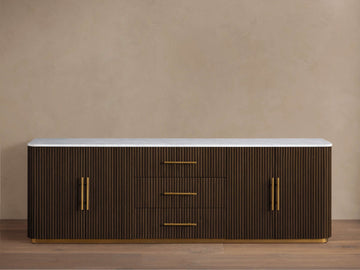 Finnley Plinth Sideboard with Drawers - King Lamps
