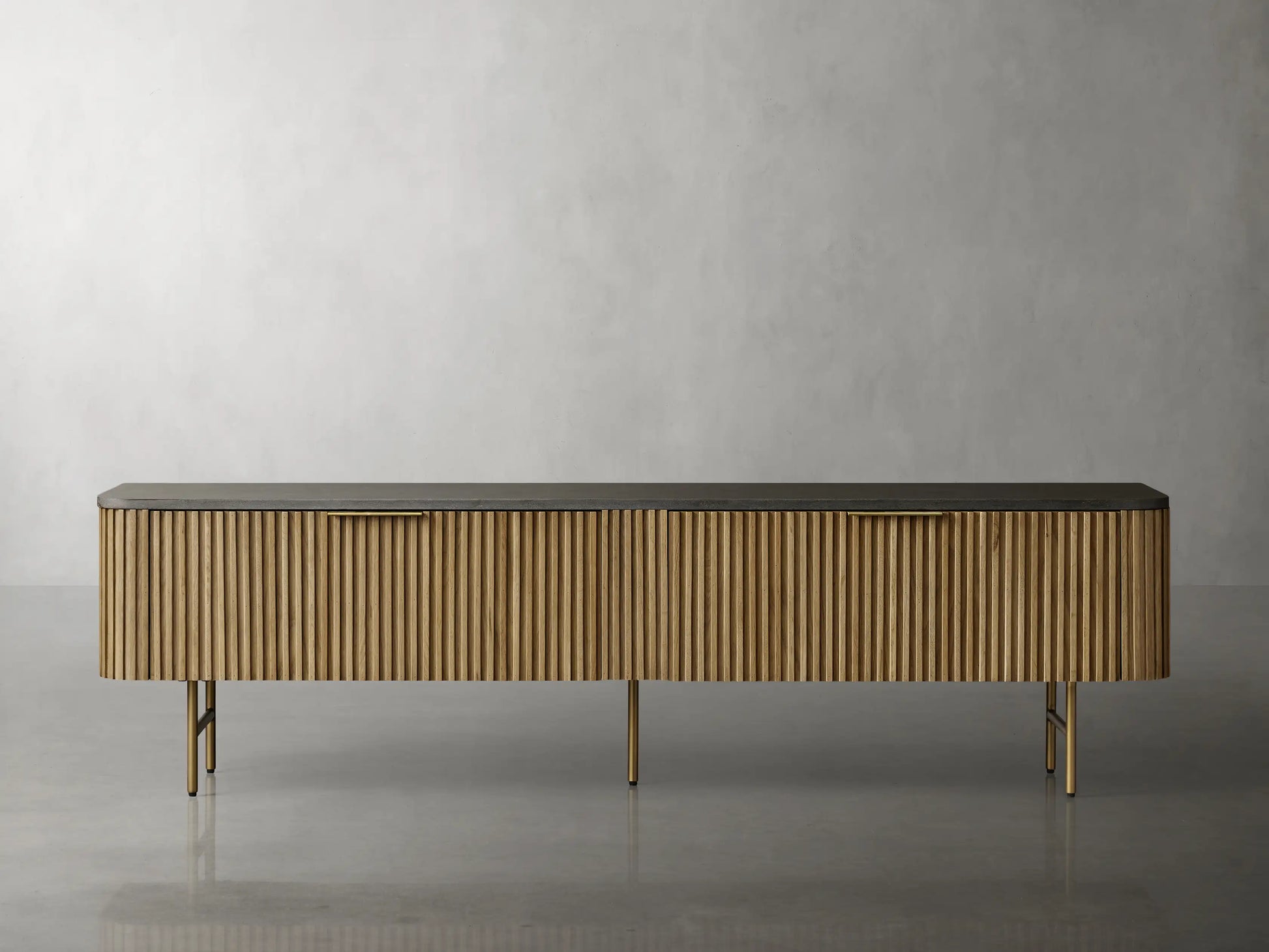 Finnley Low Media Console - King Lamps