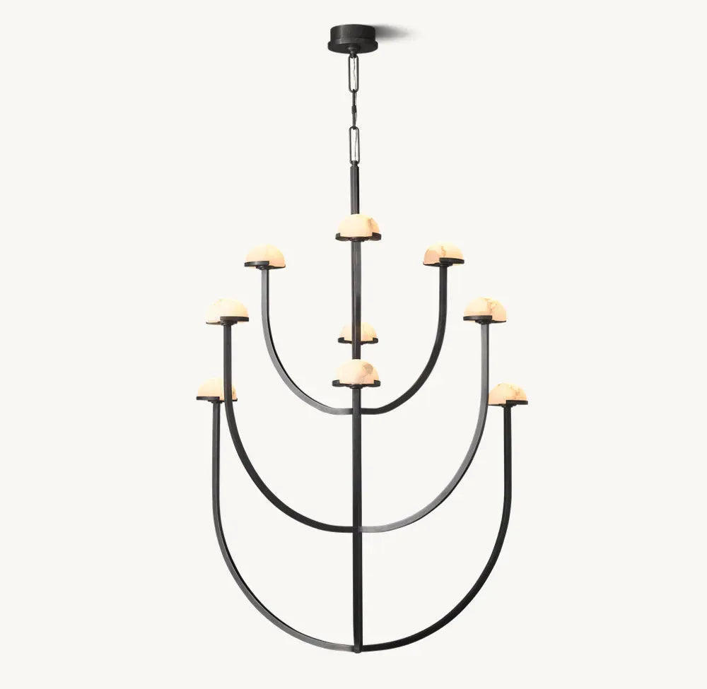 PEDRA ROUND CHANDELIER 40" - King Lamps