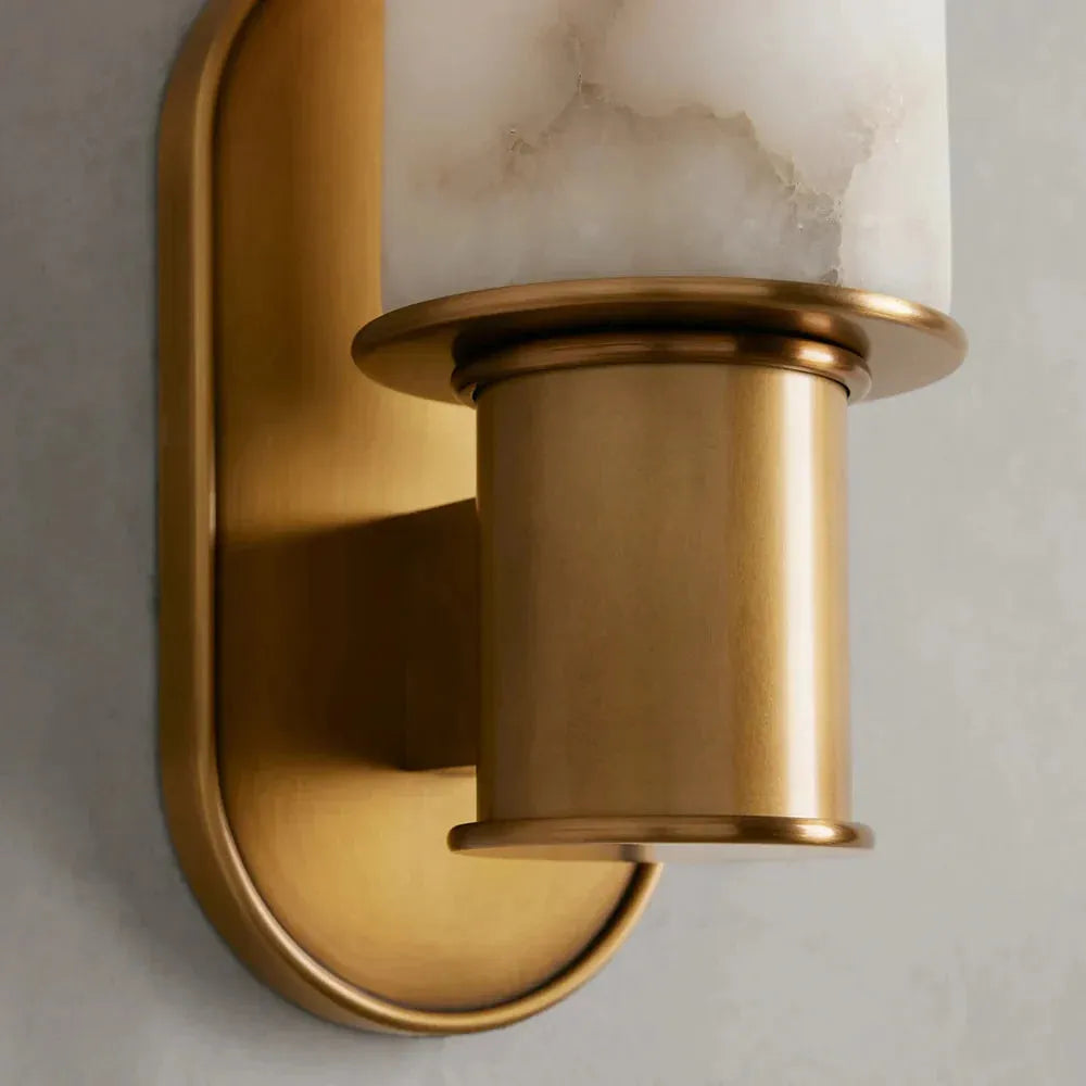 Harlin Alabaster Wall Sconce - King Lamps
