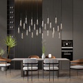 Soltaire Crystal Linear Chandelier 37