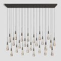 Soltaire Crystal Linear Chandelier 37