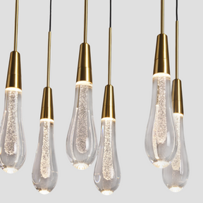 Soltaire Crystal Linear Chandelier 37" 50" 60'' 70" 87" 120''W - King Lamps