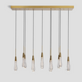 Soltaire Crystal Linear Chandelier 37