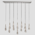 Soltaire Crystal Linear Chandelier 37