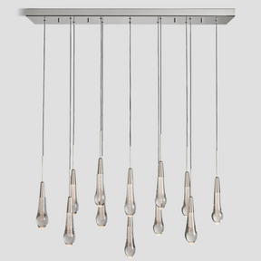 Soltaire Crystal Linear Chandelier 37" 50" 60'' 70" 87" 120''W - King Lamps