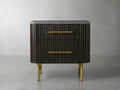 Finnley Closed Nightstand - King Lamps