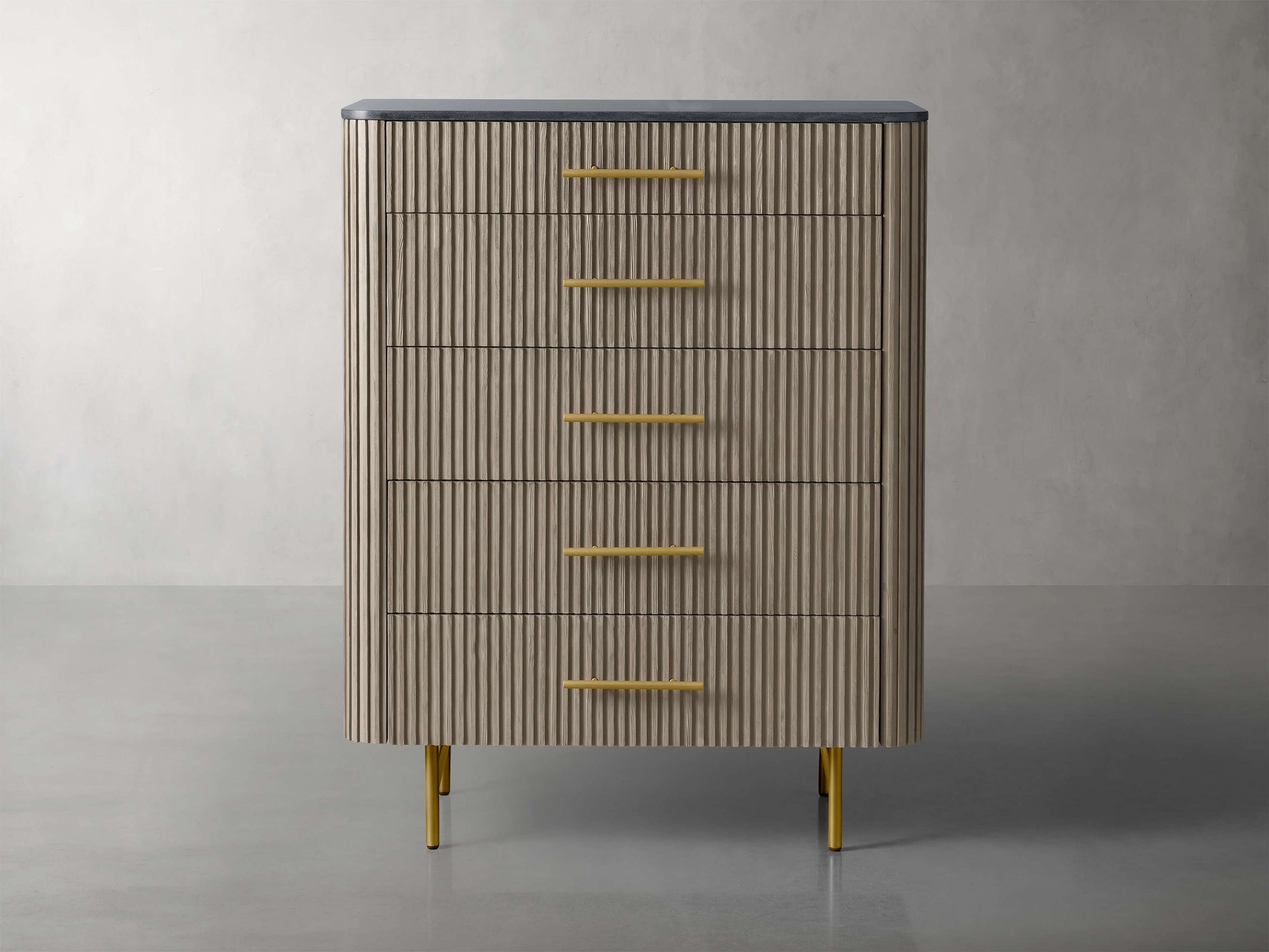 Finnley Five-Drawer Dresser - King Lamps