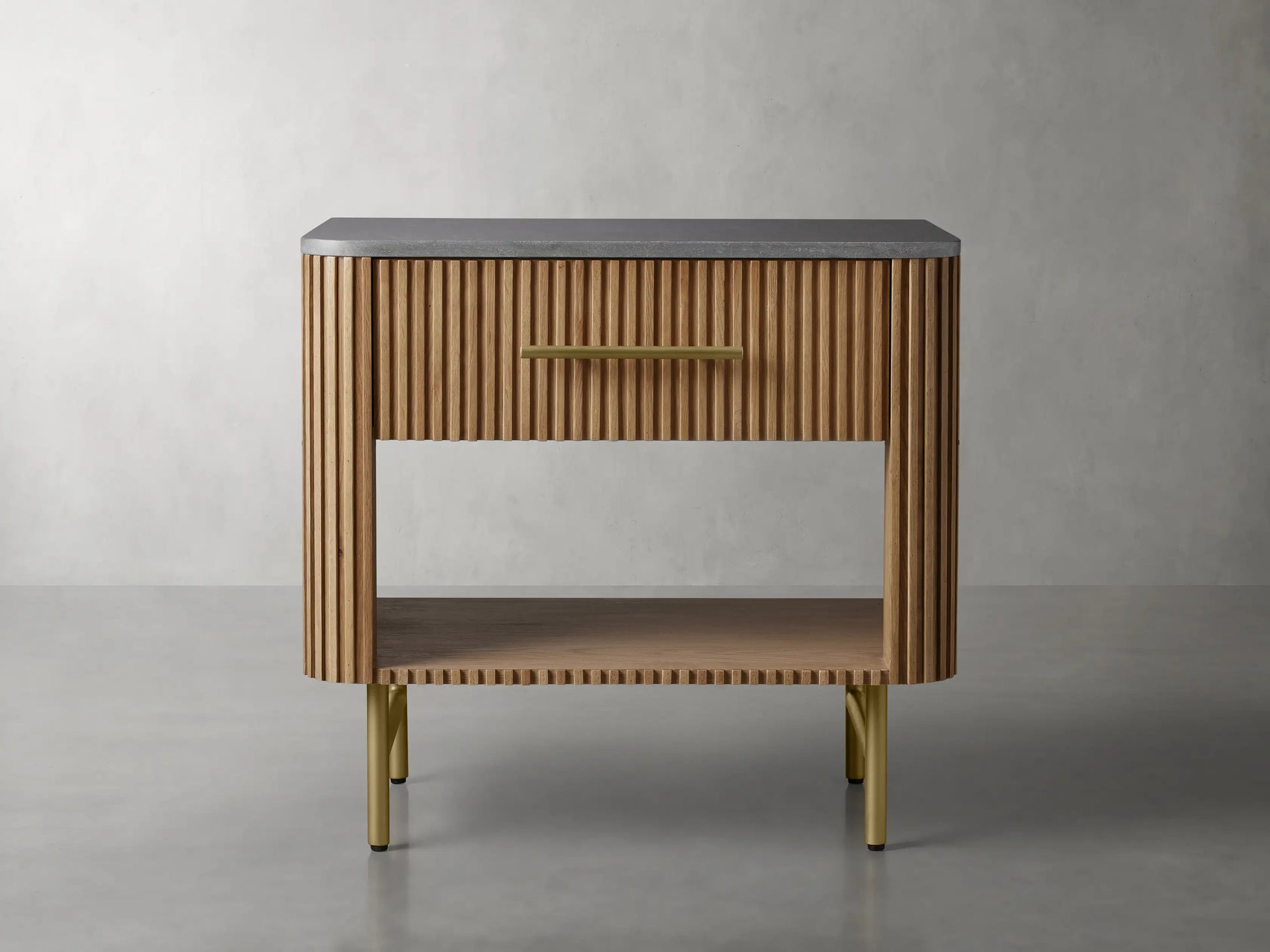 Finnley Open Nightstand - King Lamps