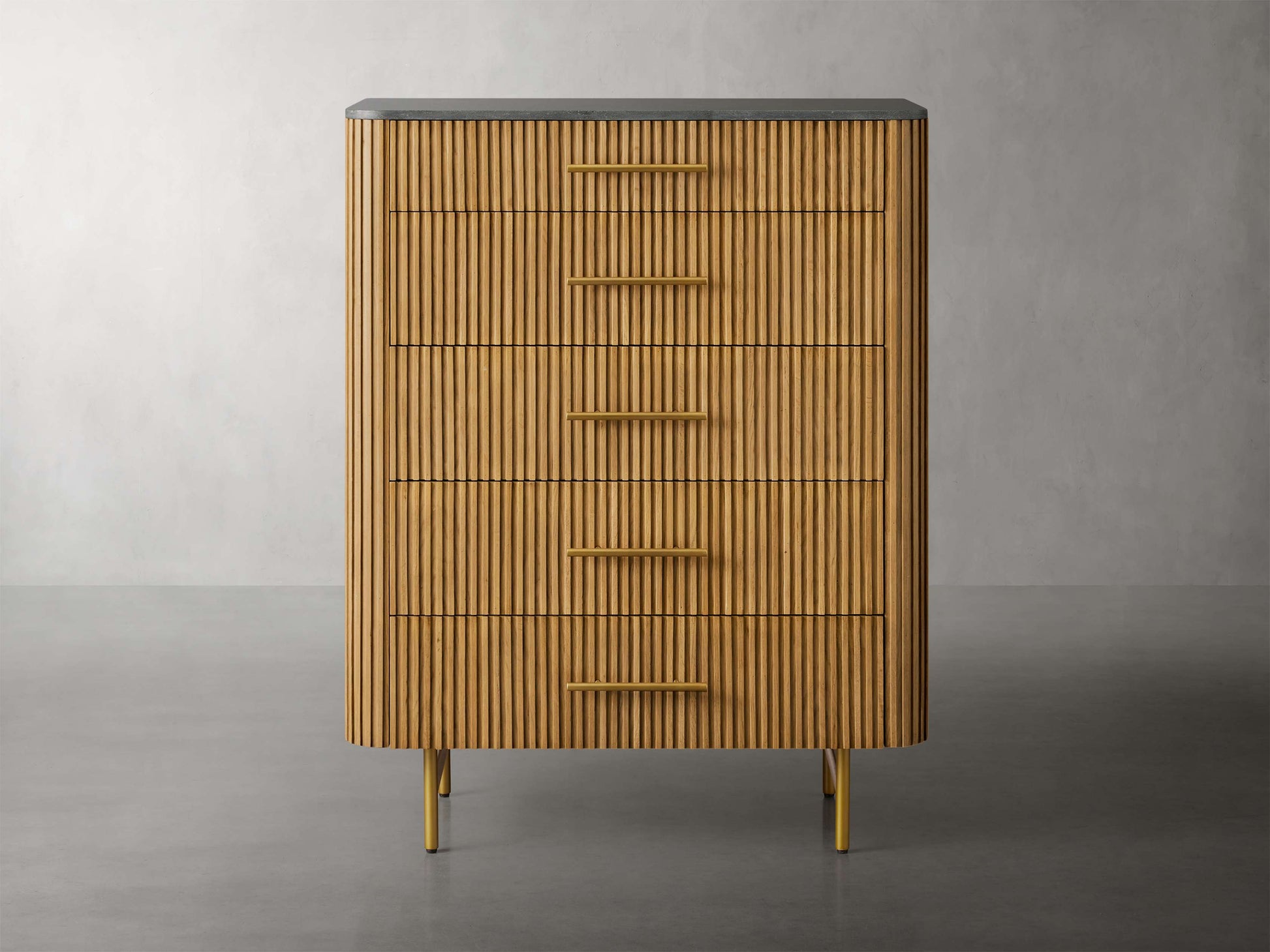 Finnley Five-Drawer Dresser - King Lamps