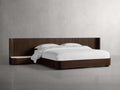 Finnley Extended Headboard Bed - King Lamps