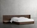 Finnley Extended Headboard Bed - King Lamps