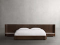 Finnley Extended Headboard Bed - King Lamps