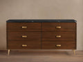 Giselle Six-Drawer Dresser - King Lamps