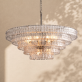 Amor 5-Tier Ghiaccio Glass Round Chandelier 48