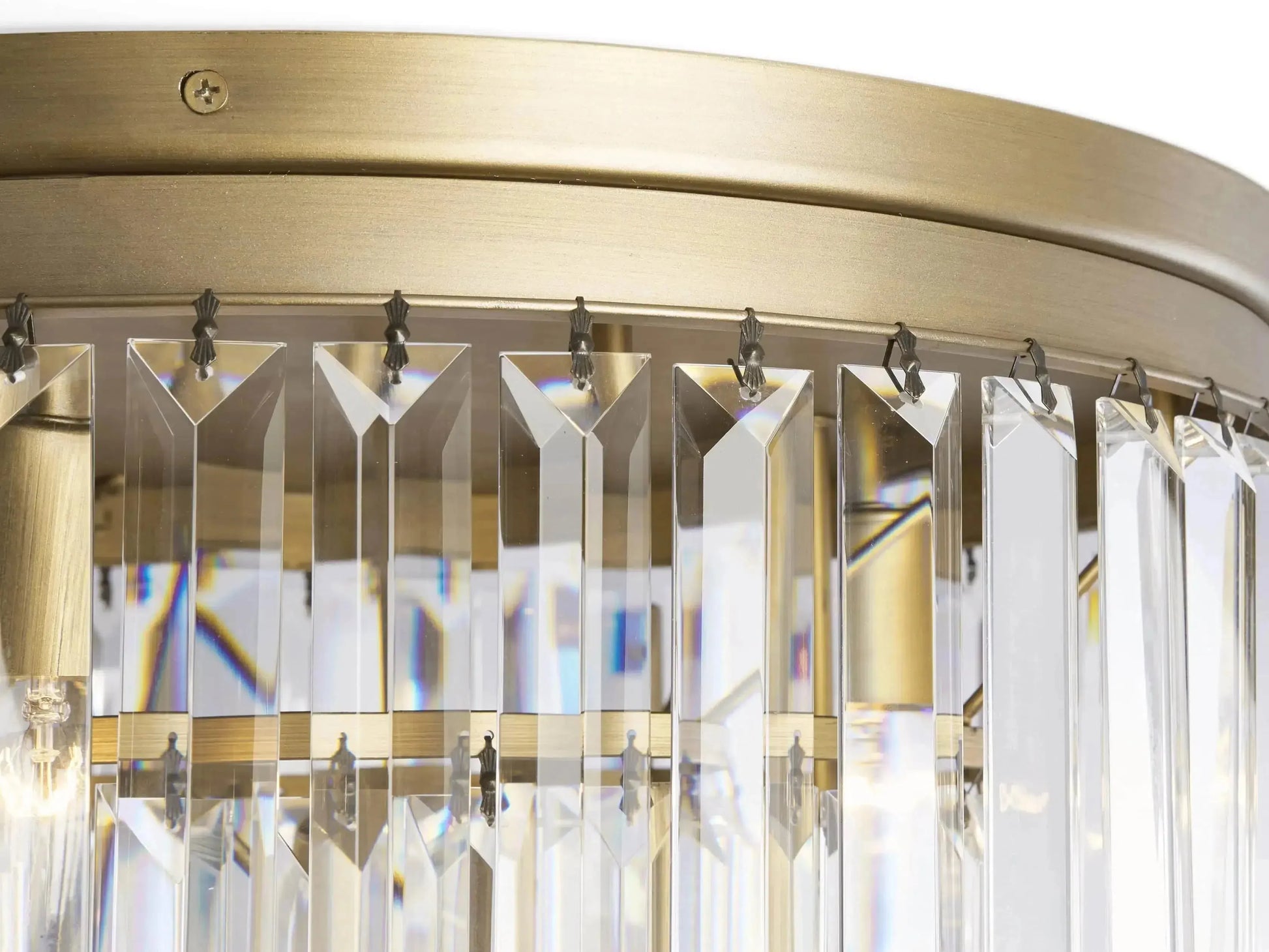 Leyland Crystal Flushmount - King Lamps