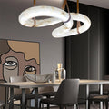 Beverly Designer Contemporary Alabaster Chandelier for Living Room - King Lamps