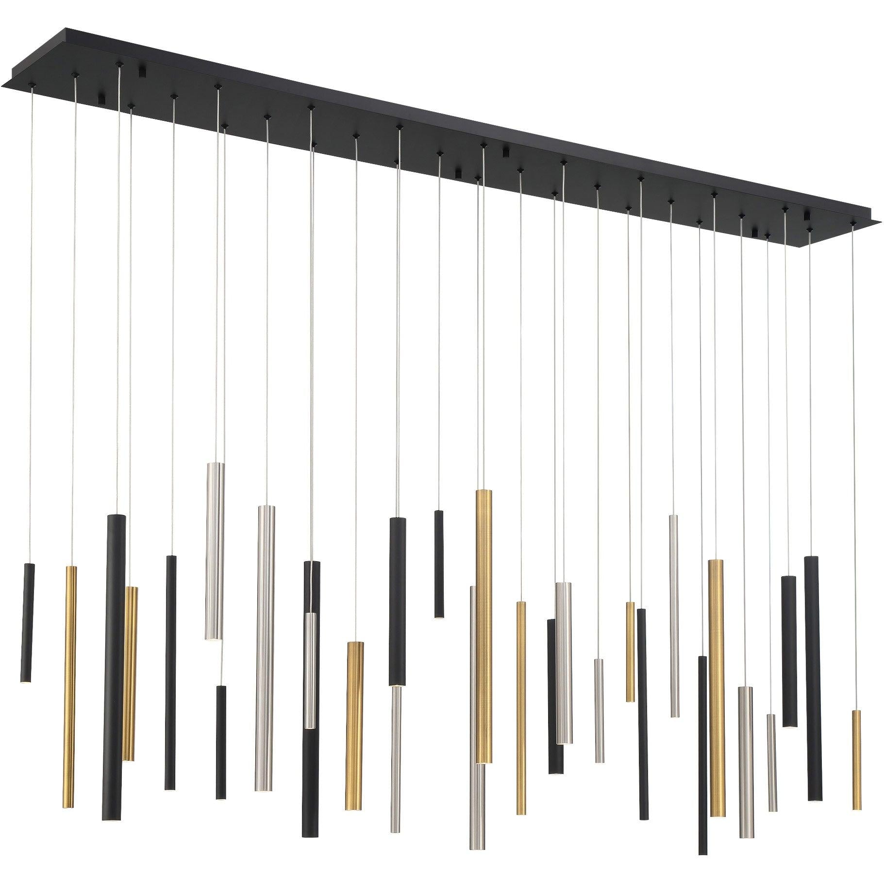 Santana Linear Multi Light Pendant - King Lamps