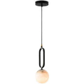 Phoenix Alabaster Sphere Pendant Light, Modern Pendant Lighting - King Lamps