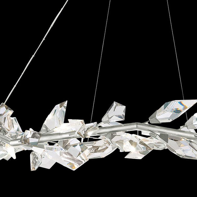 Addison 55" Round Crystal Chandelier - King Lamps
