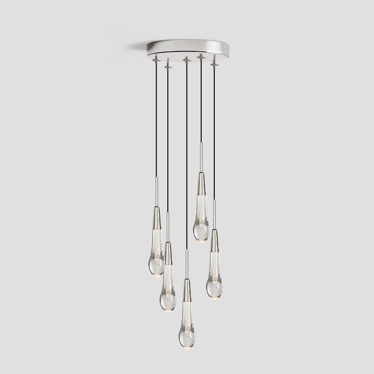 Soltaire Cluster Crystal Pendant 3 Light 5 Light 7Light - King Lamps