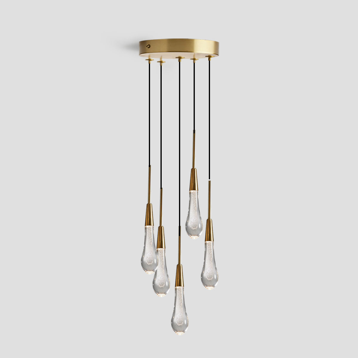 Soltaire Cluster Crystal Pendant 3 Light 5 Light 7Light - King Lamps