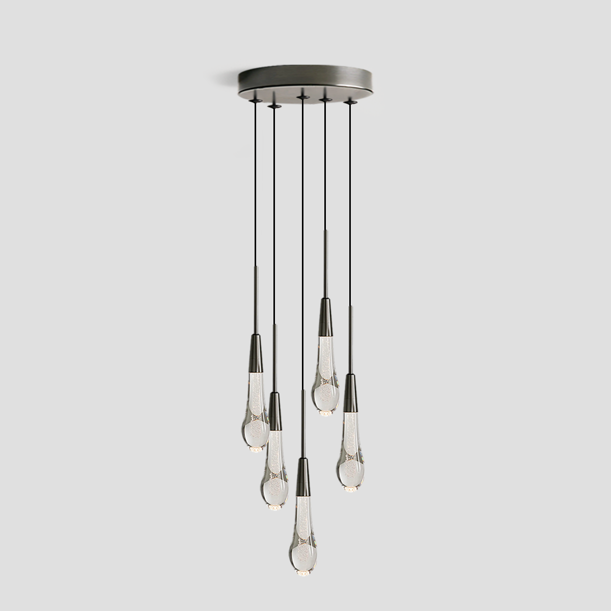Soltaire Cluster Crystal Pendant 3 Light 5 Light 7Light - King Lamps
