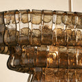 Amor Ghiaccio Glass Oval Chandelier 54