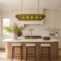 Amor Ghiaccio Glass Oval Chandelier 54