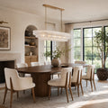 Amor Ghiaccio Glass Oval Chandelier 54